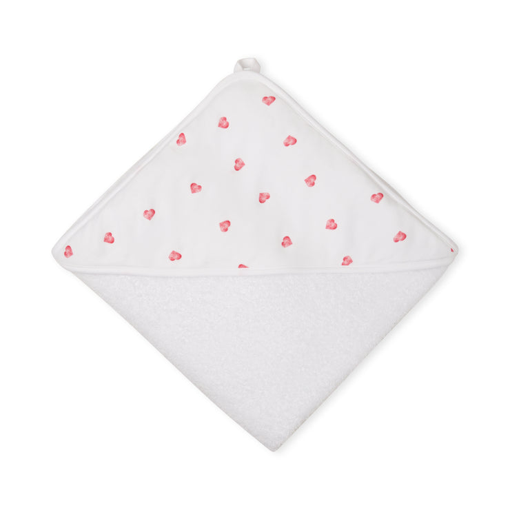 Large Hooded Towel - Heart