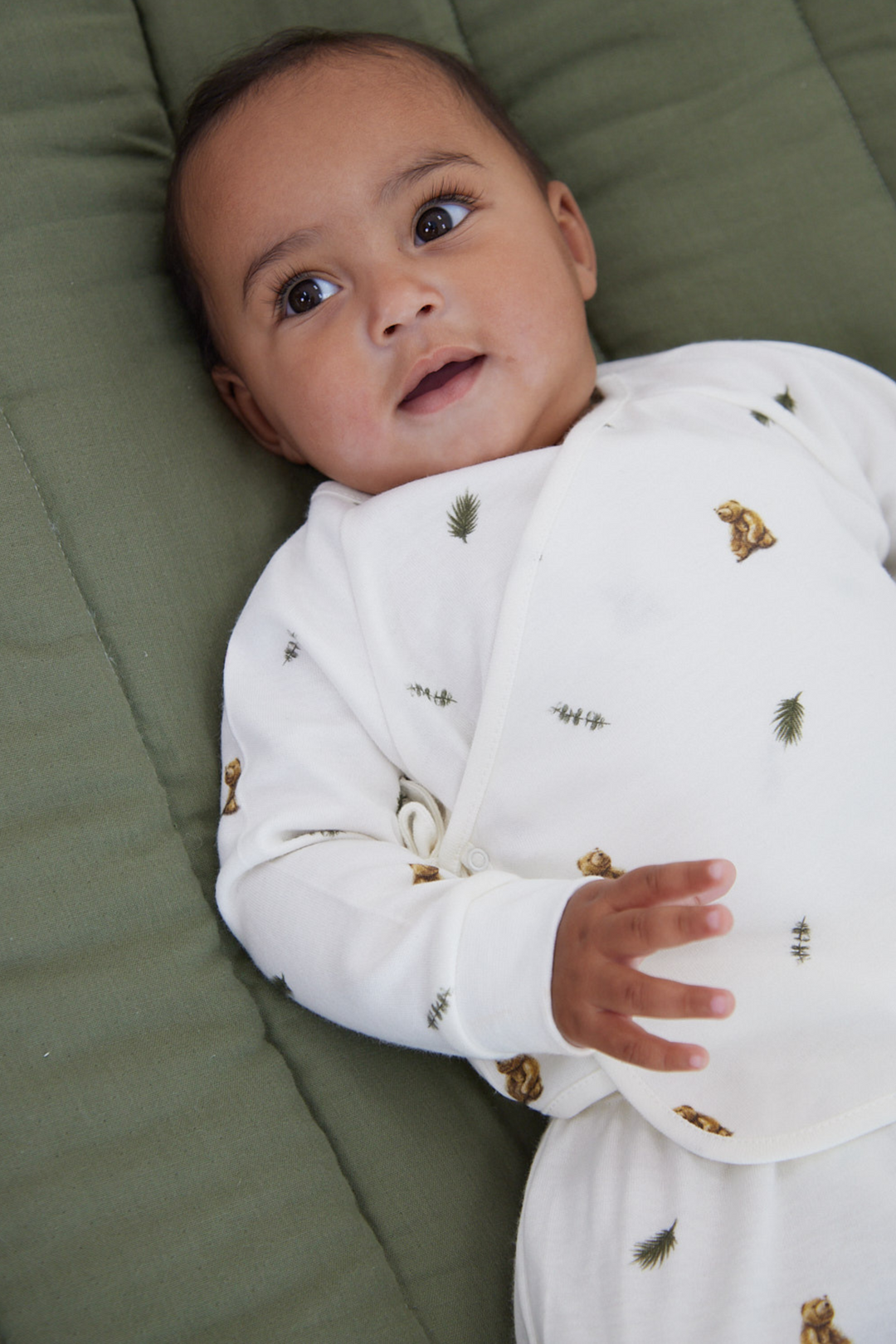 Wrap-over 2 Piece Set - Brown Bear