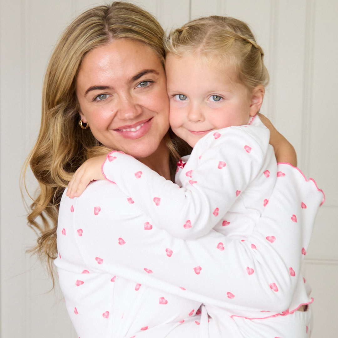 Women's Pink Heart Pyjamas
