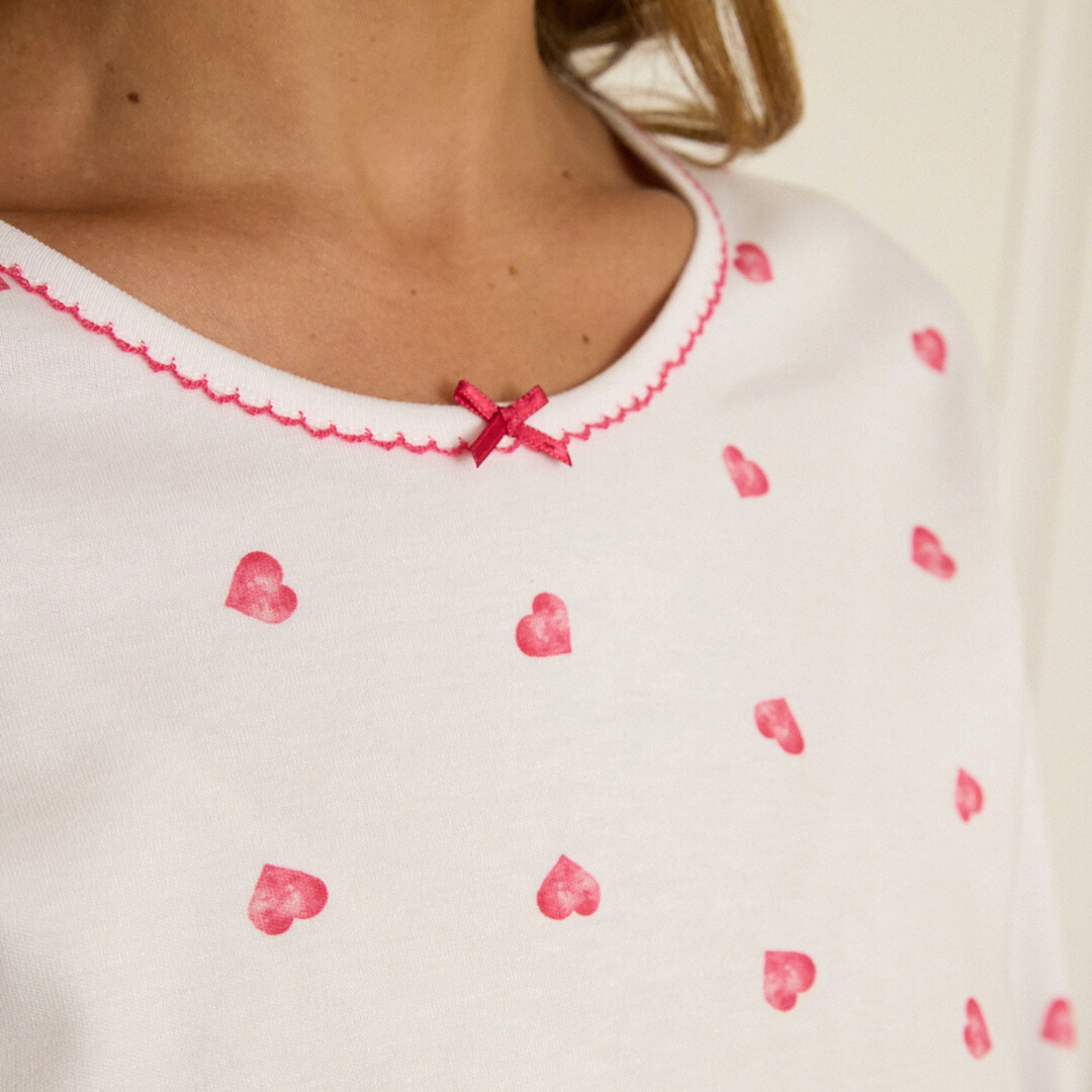 Women's Pink Heart Pyjamas