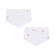 Bibs - Set of 2 - Ballerina / Pink Heart