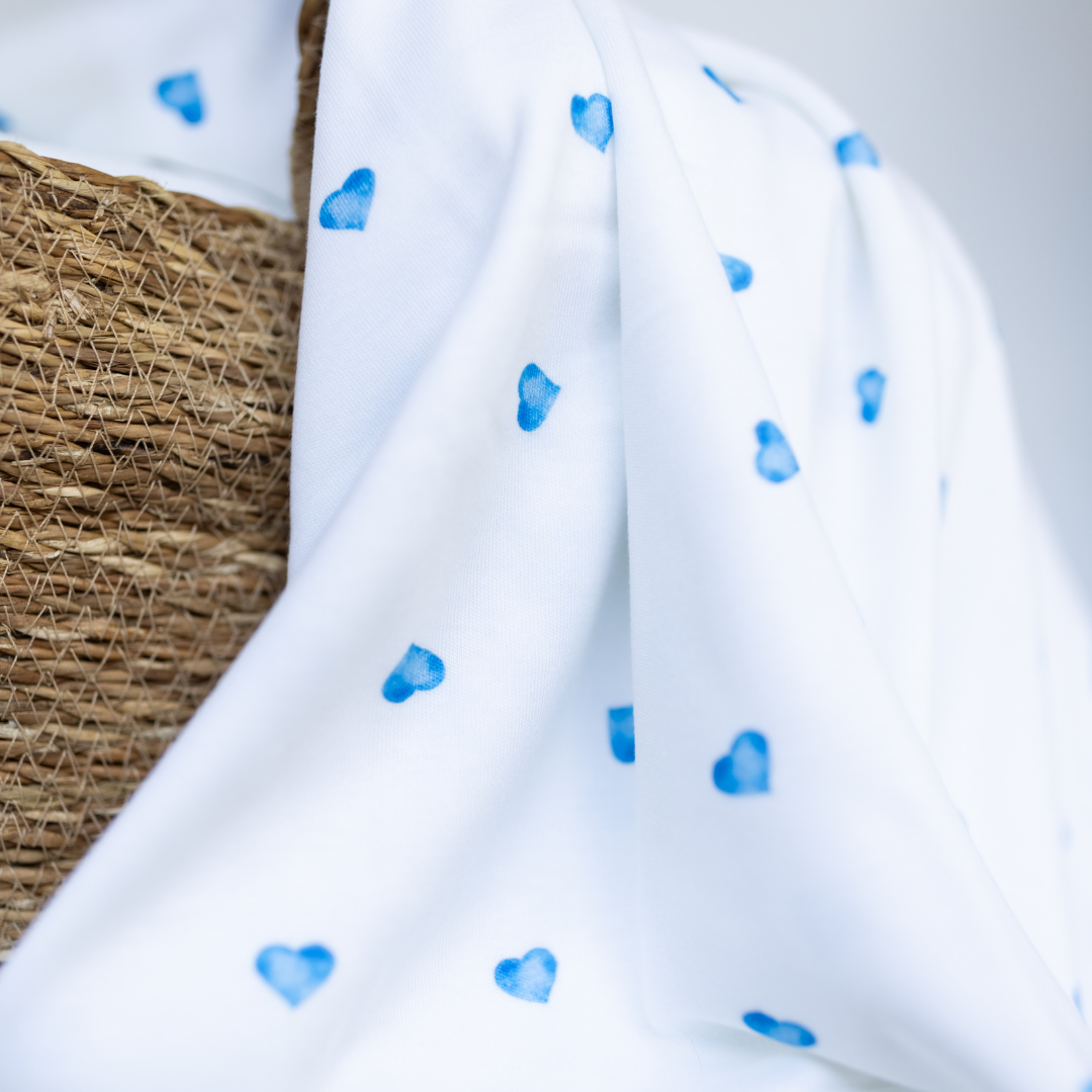 Blue Heart Blanket