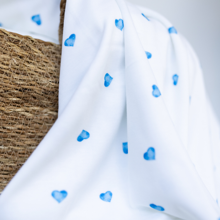 Blue Heart Blanket