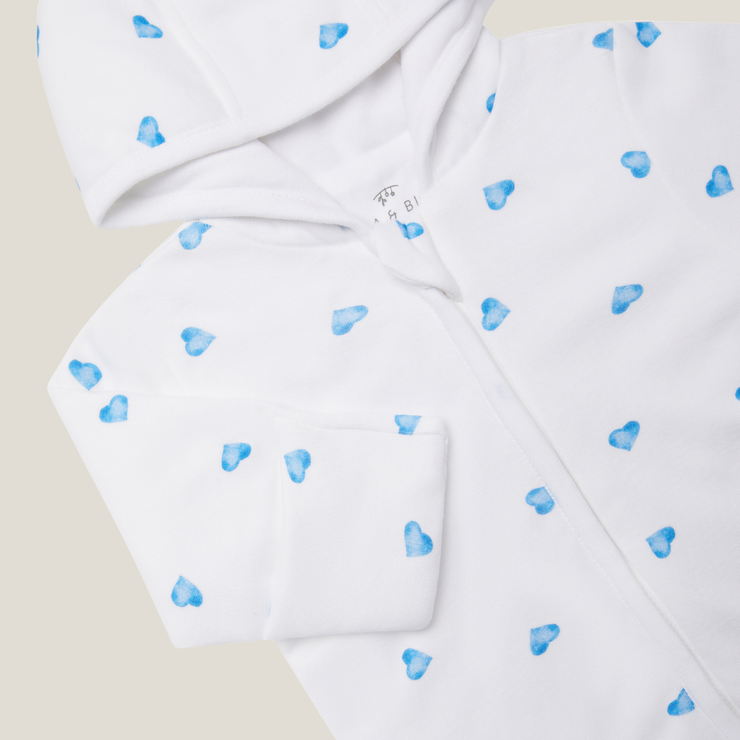 Blue Heart Pramsuit