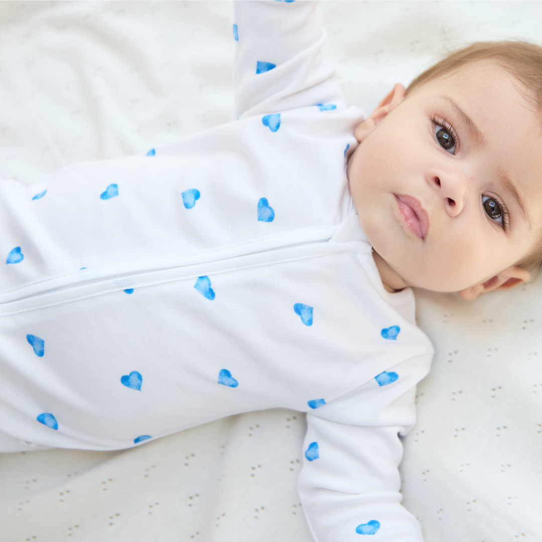 Blue Heart Sleepsuit