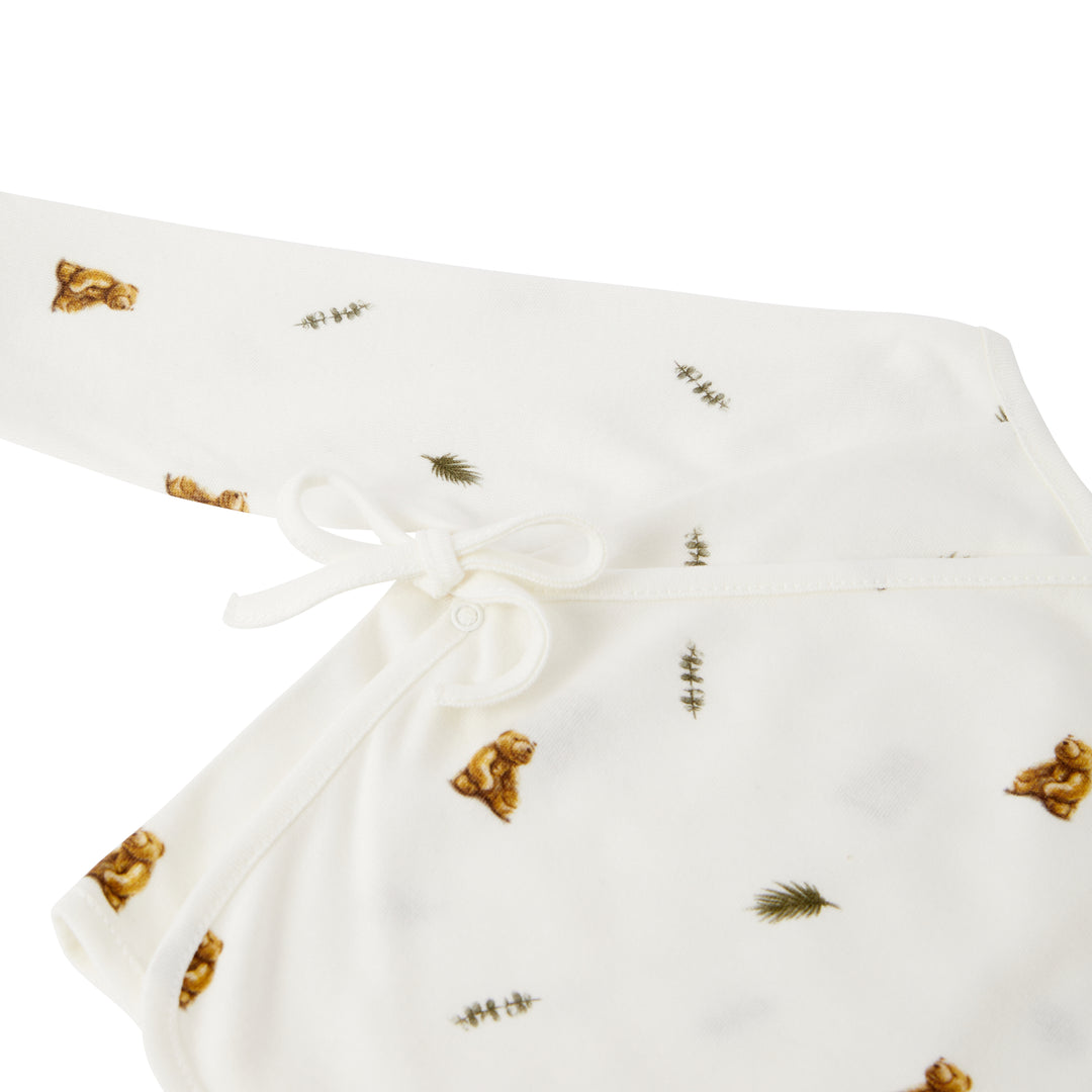 Wrap-over 2 Piece Set - Brown Bear