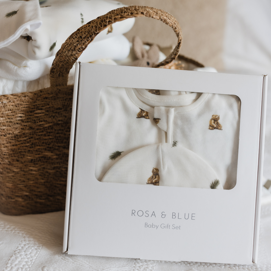 Brown Bear New Arrival Baby Gift Set