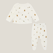 Wrap-over 2 Piece Set - Brown Bear