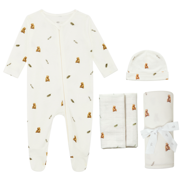 New Baby Gift Set - Brown Bear