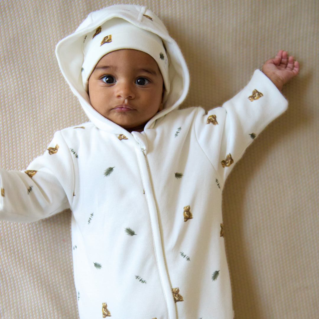 Brown Bear Pramsuit