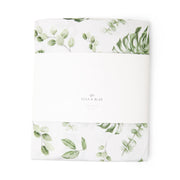 Cotbed Fitted Sheet - Signature Leaf