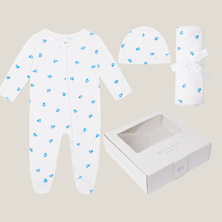 Blue Heart New Arrival Gift Set 