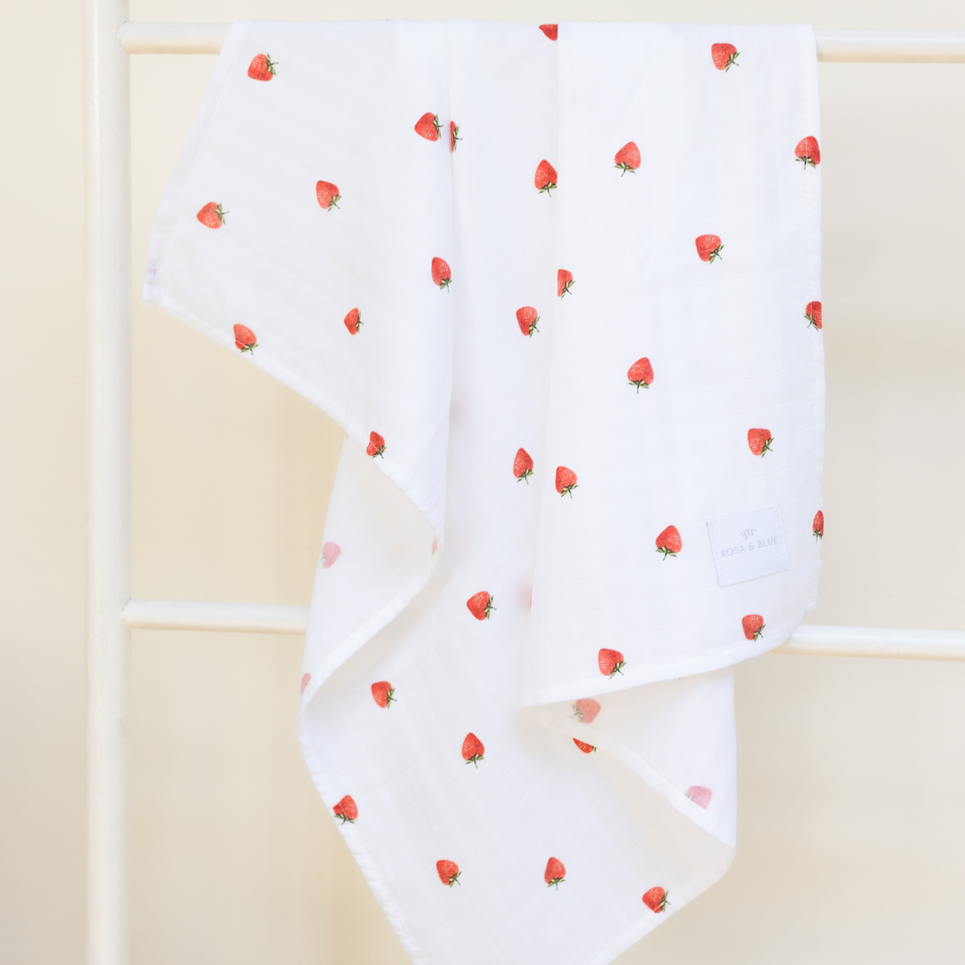 Bamboo Muslin Gift Set - Fruit Trio
