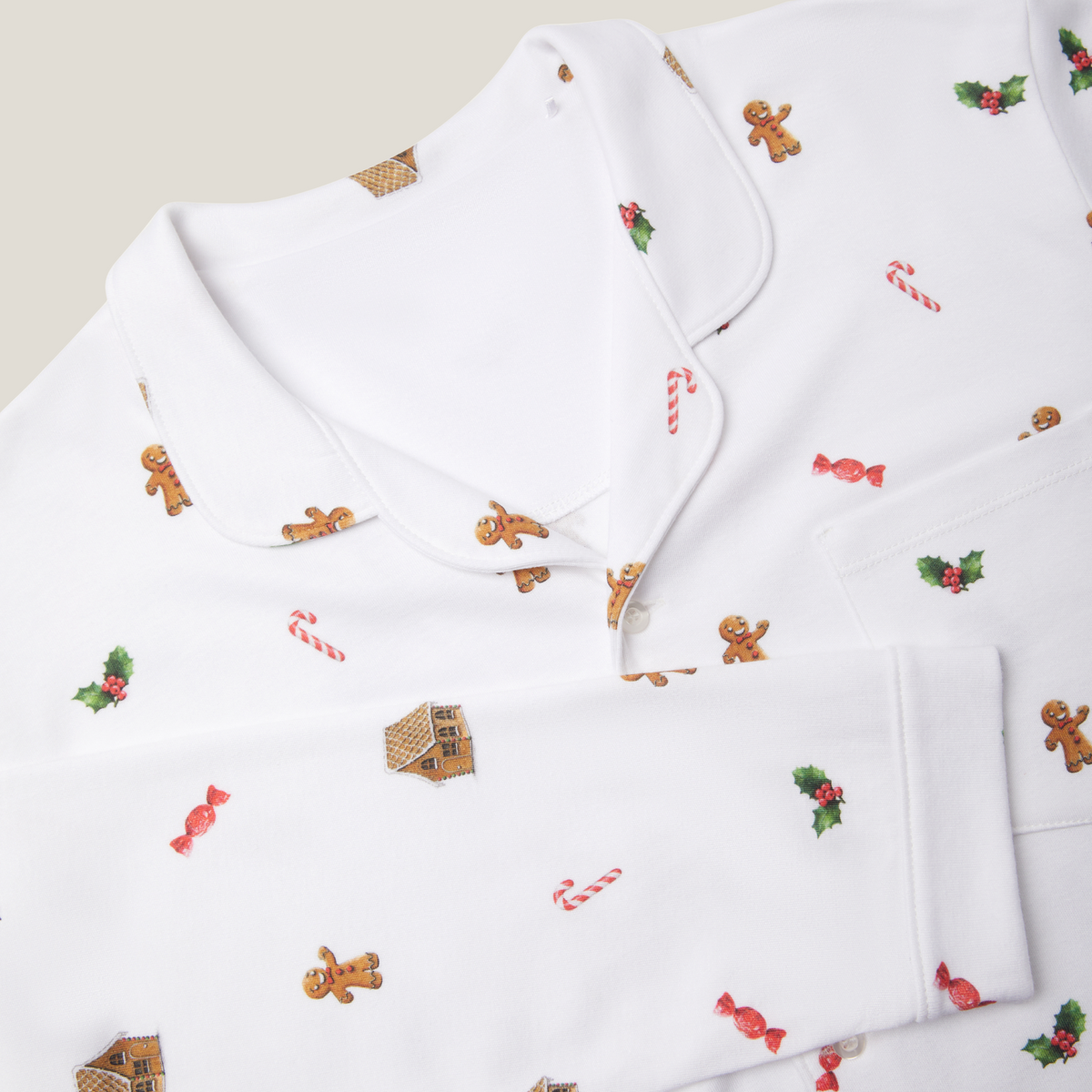 Gingerbread Pyjamas Men's Gingerbread Family Pyjamas – Rosa and Blue