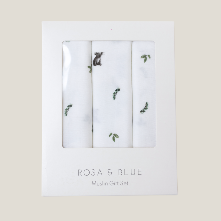 Bamboo Muslin Gift Set - Koala
