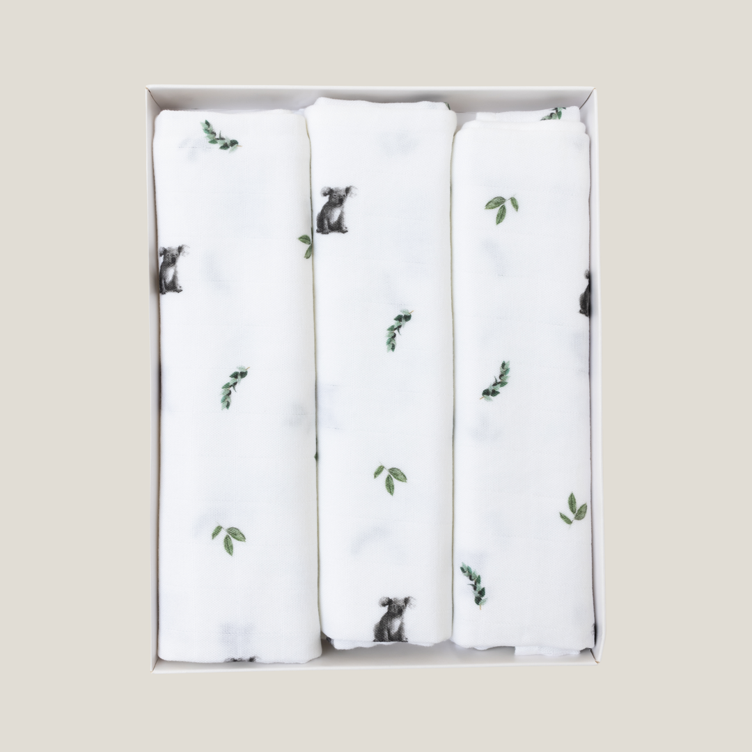 Bamboo Muslin Gift Set - Koala
