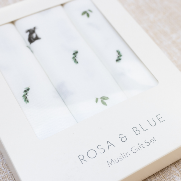 Bamboo Muslin Gift Set - Koala