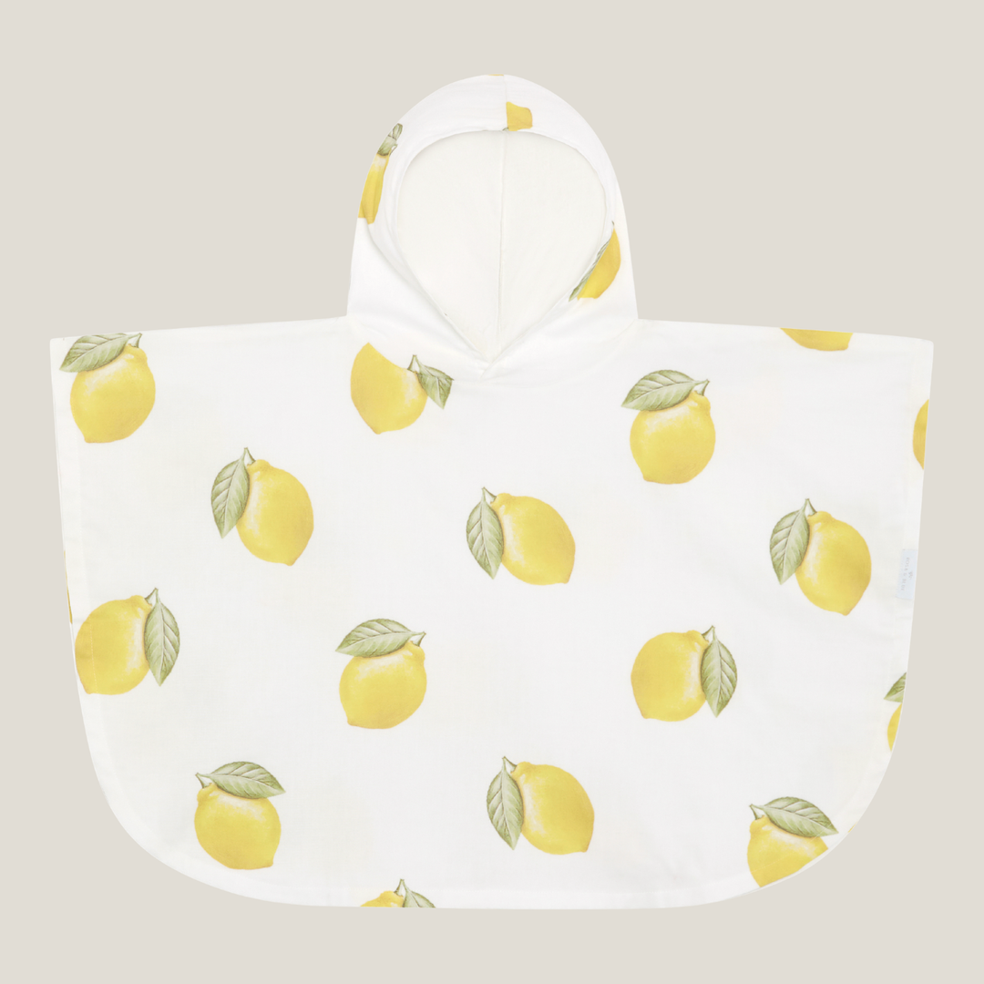 Muslin Poncho - Lemon
