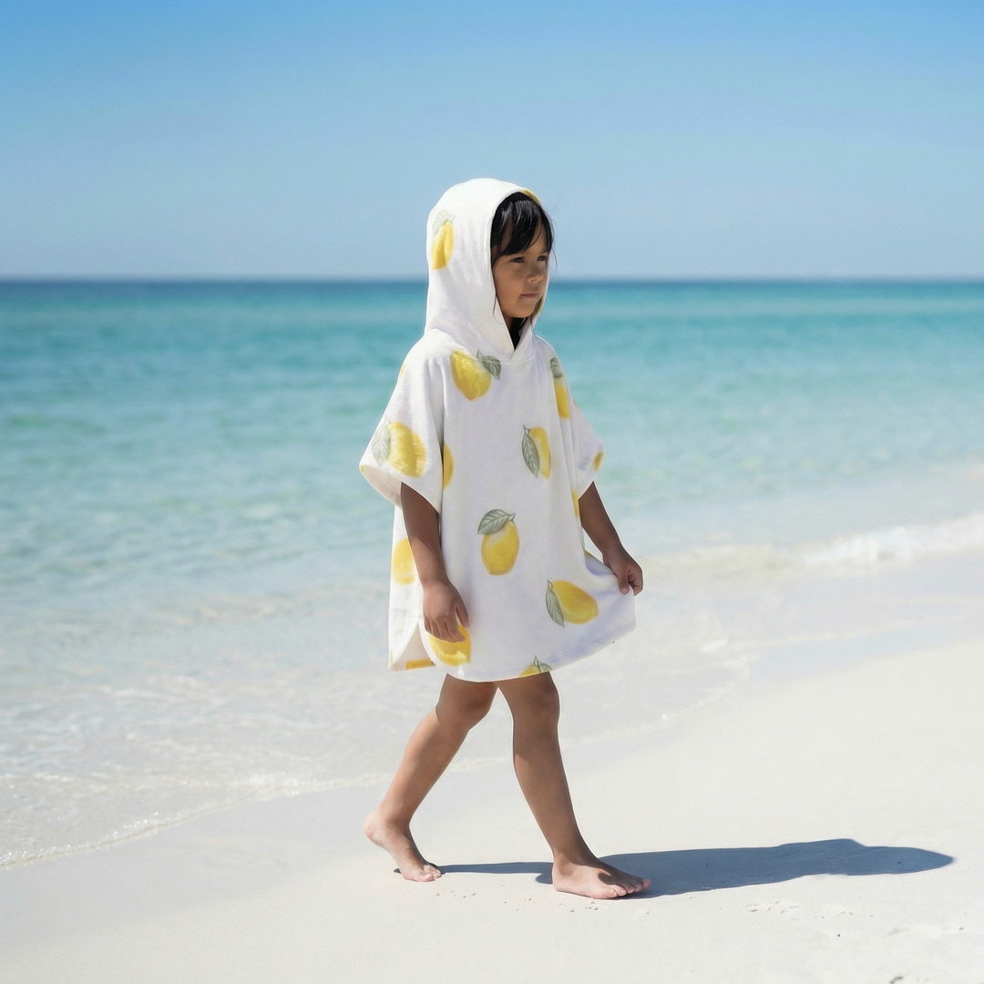 Muslin Poncho - Lemon