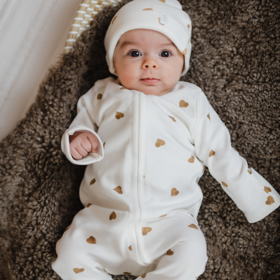 Sleepsuit - Neutral Heart