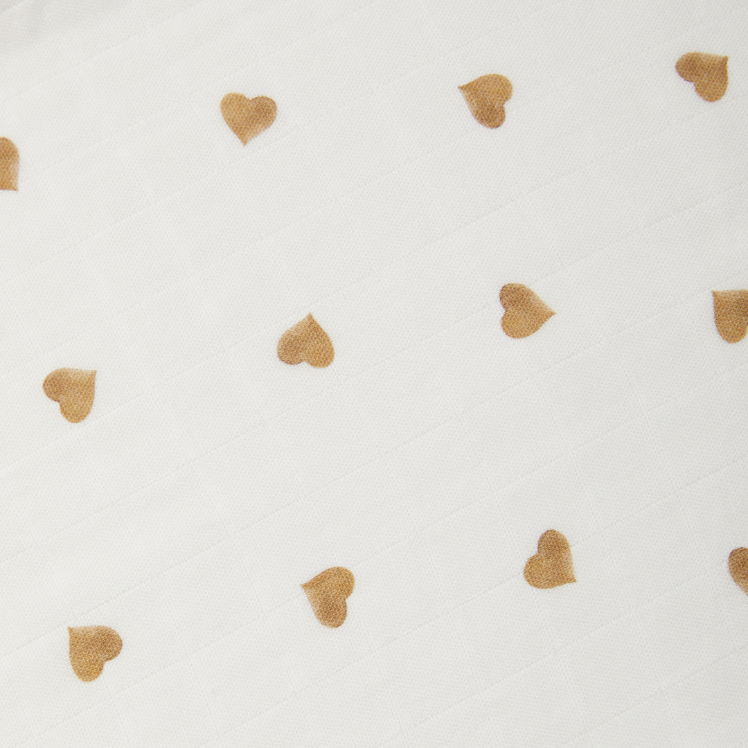 Muslin Square 3 Set Boxed - Neutral Heart