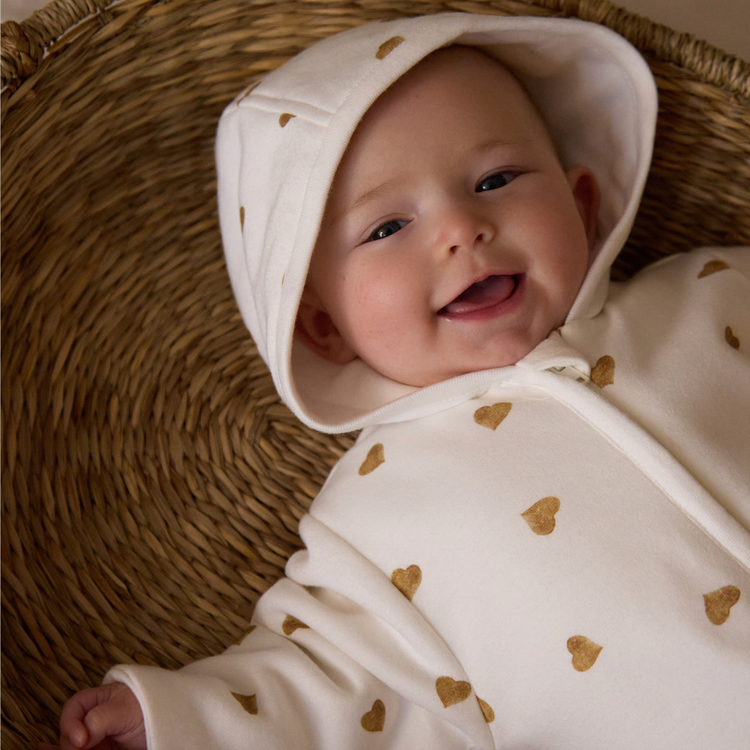 Neutral Heart Pramsuit