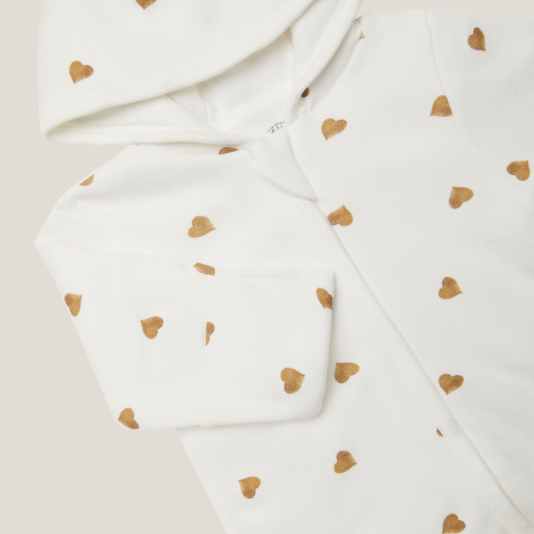 Neutral Heart Pramsuit