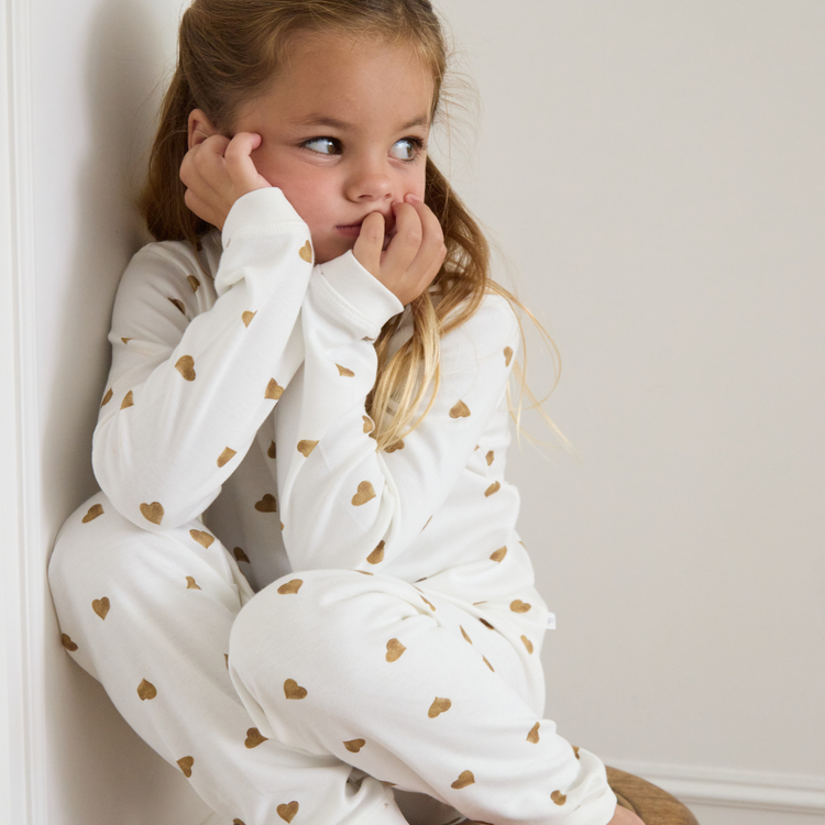 Neutral Heart Pyjamas