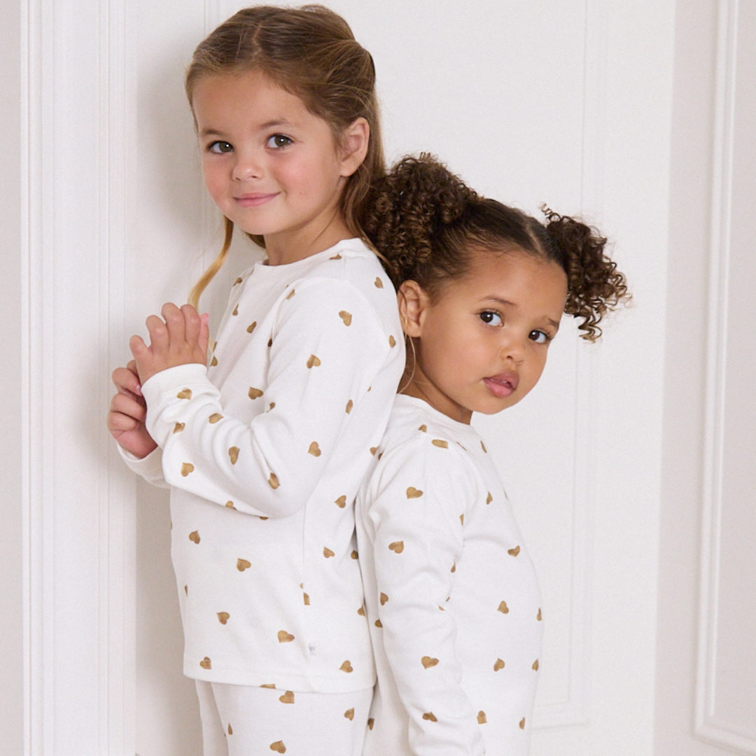 Neutral Heart Pyjamas