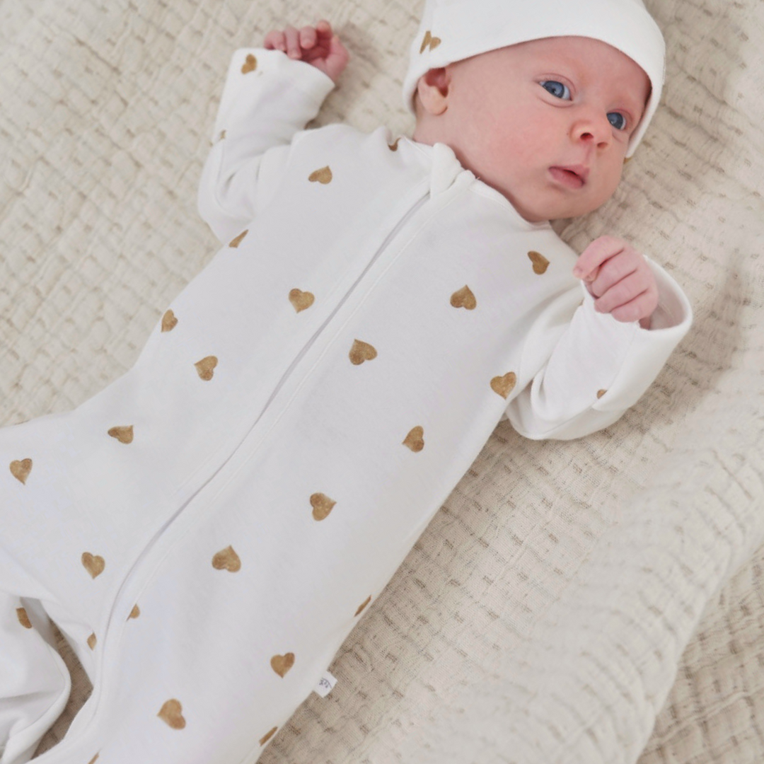 Sleepsuit - Neutral Heart