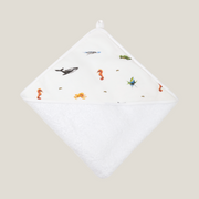 Large Hooded Towel - Ocean