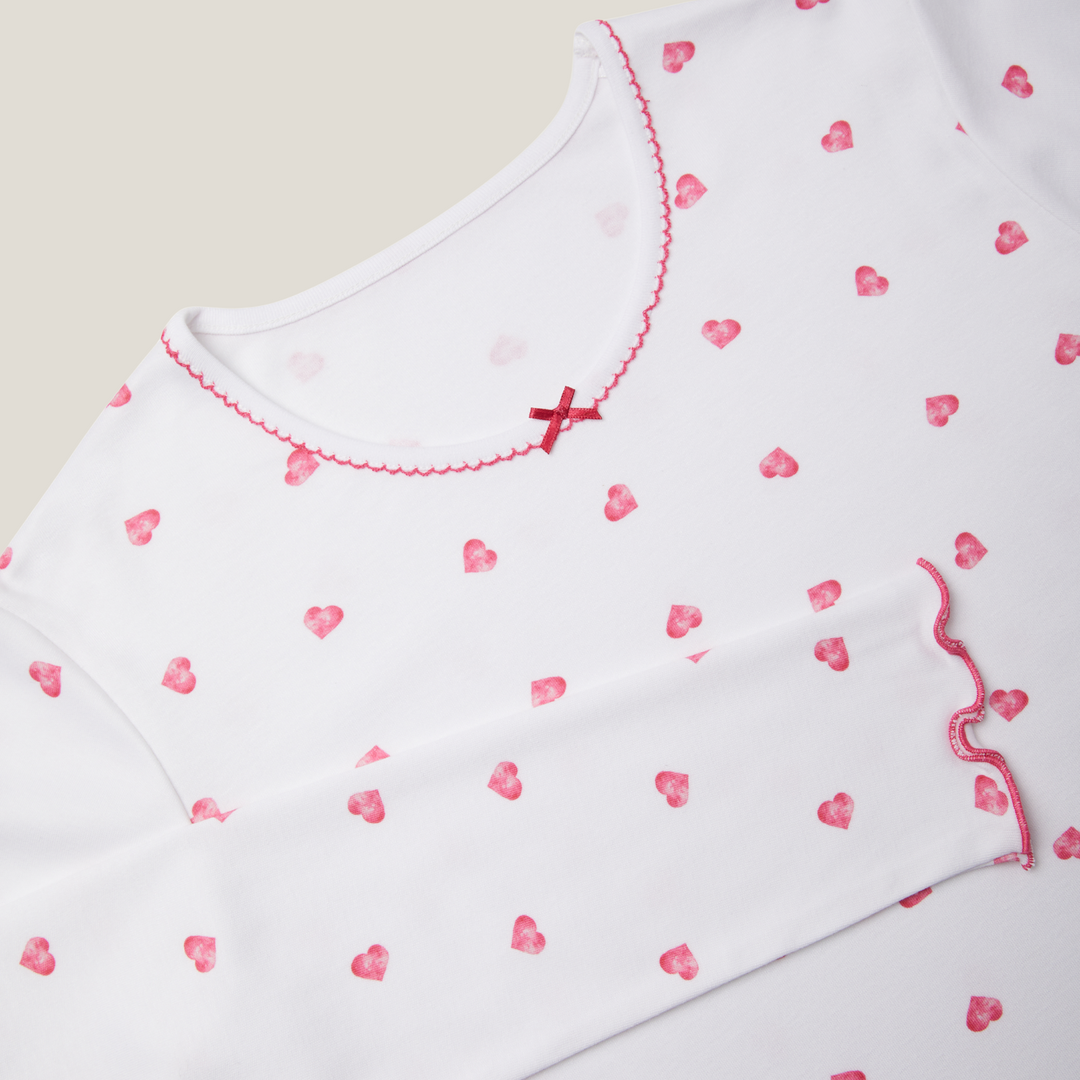 Women's Pink Heart Pyjamas
