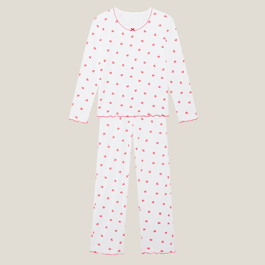 Women's Pink Heart Pyjamas