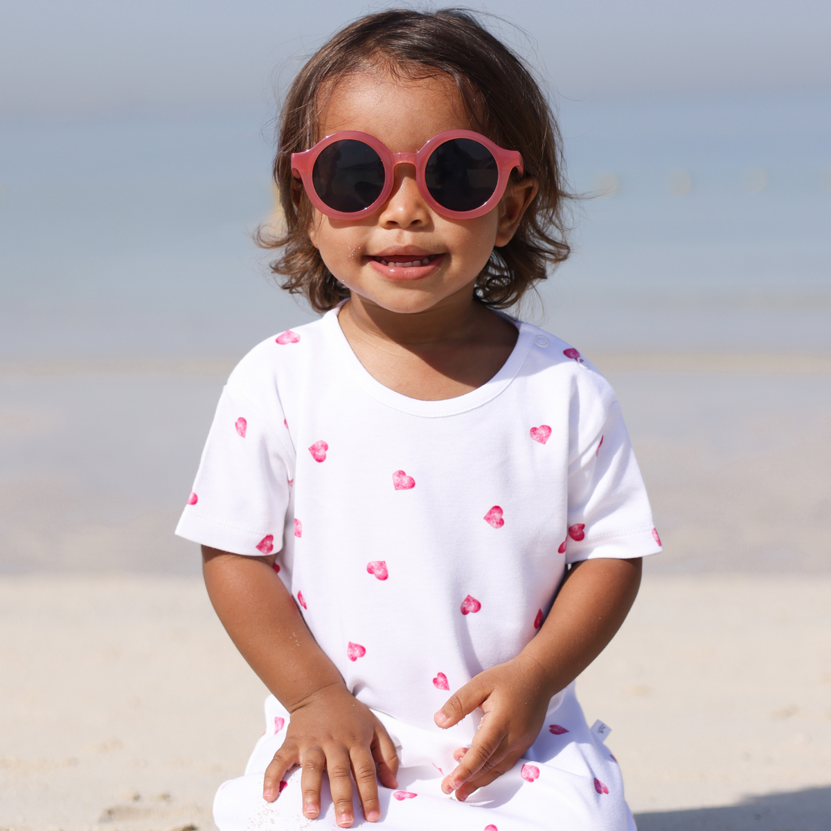 Romper - Pink Heart - Newborn