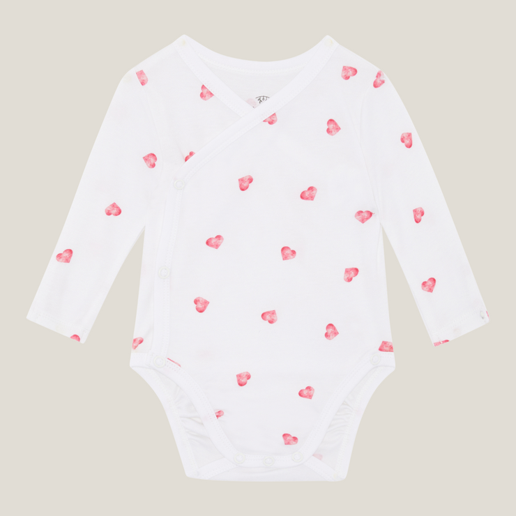 Long Sleeve Bodysuit - Heart