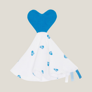 Muslin Comforter - Blue Heart