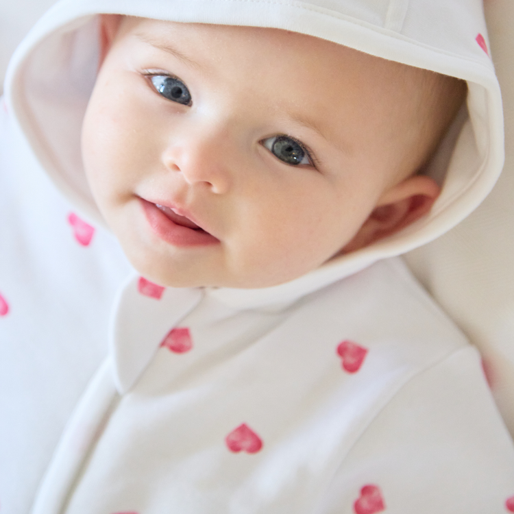 Pink Heart Pramsuit
