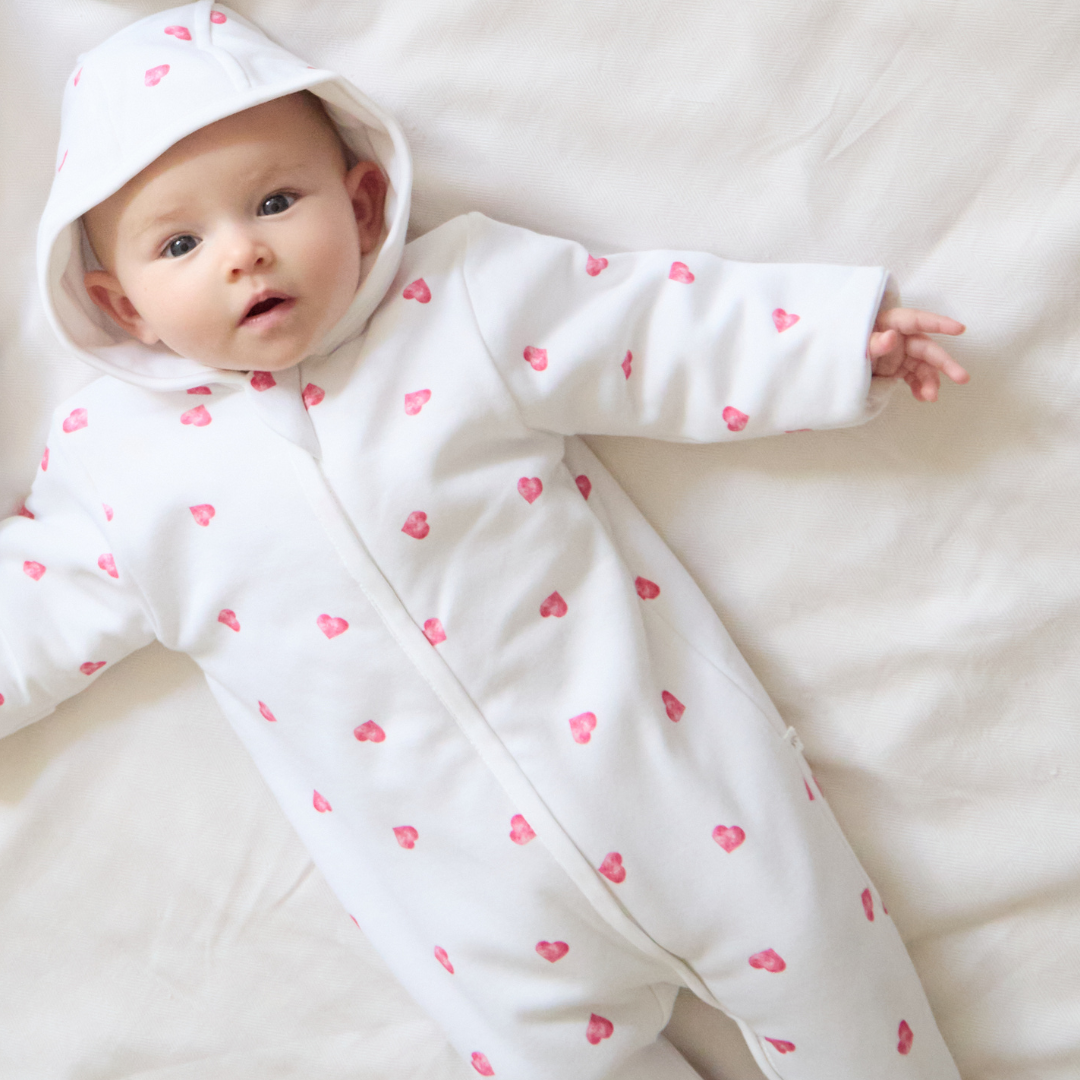 Pramsuit - Pink Heart