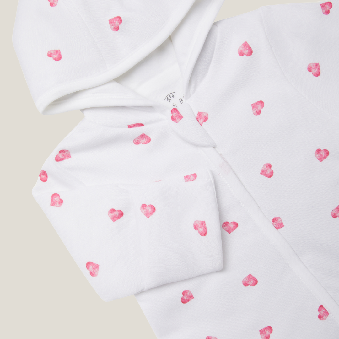 Pink Heart Pramsuit
