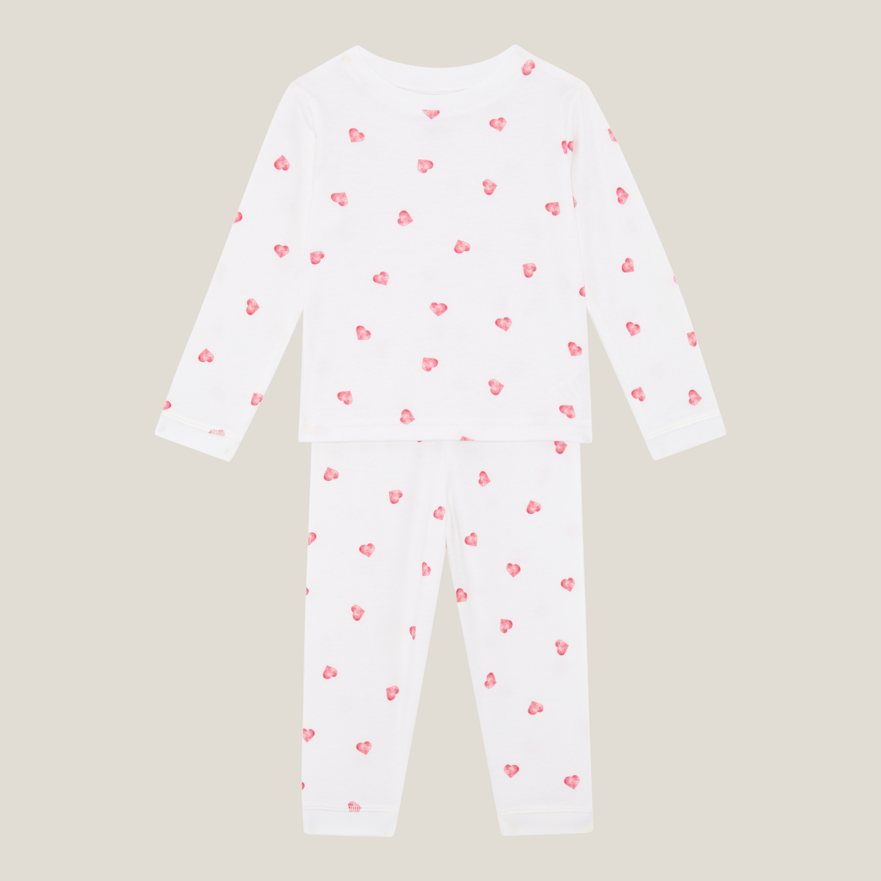 Bamboo and Organic Cotton Pyjamas - Heart - Kids Pjs – Rosa and Blue