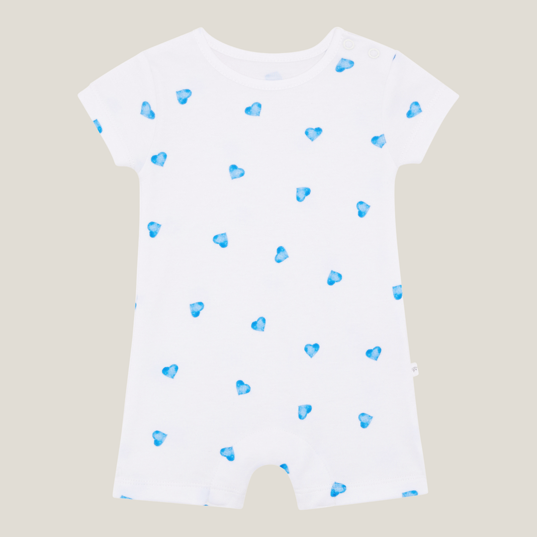 Romper - Blue Heart