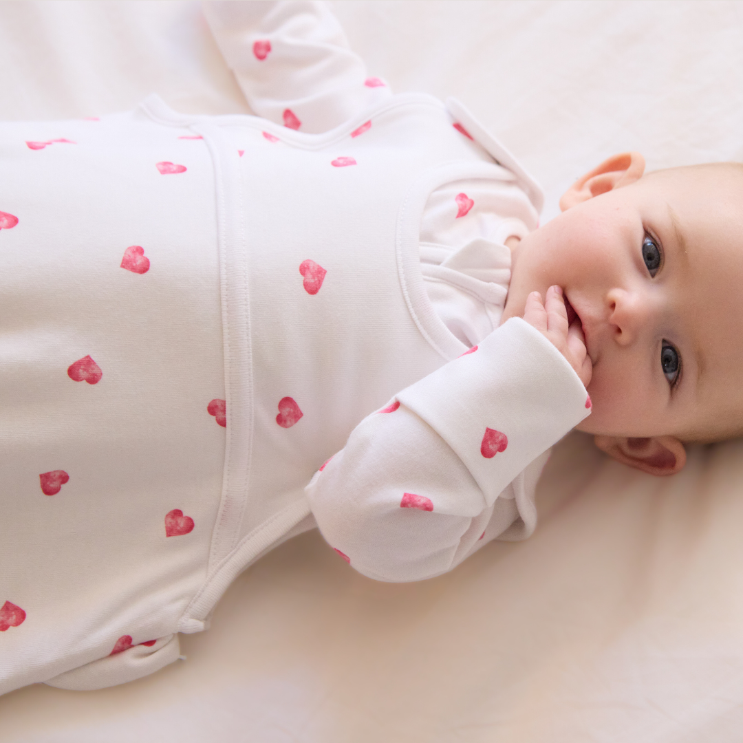 Sleeping Bag 1.5 TOG - Pink Heart