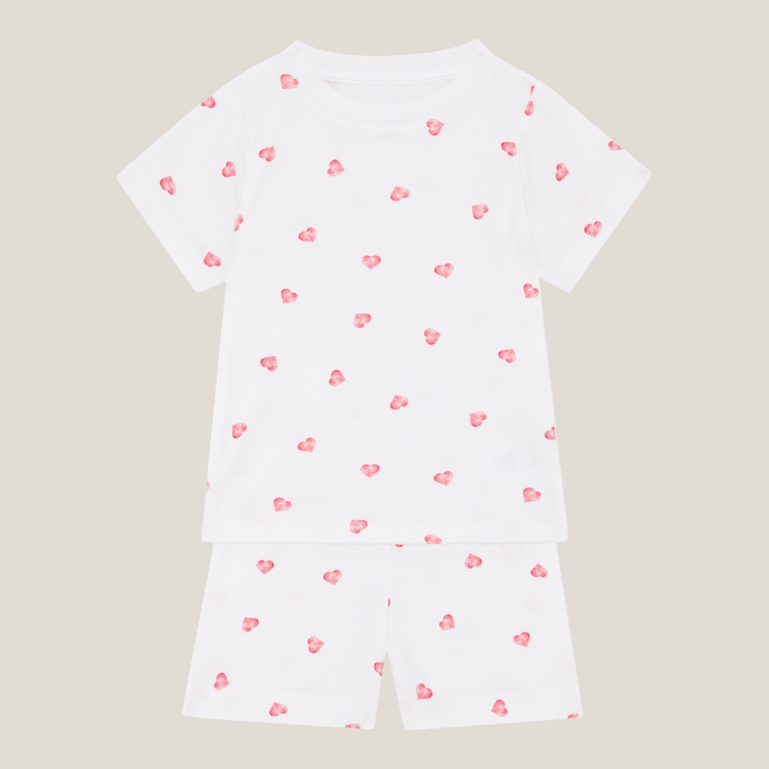 Summer Pyjamas - Pink Heart