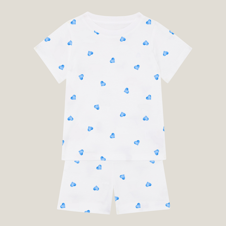 Summer Pyjamas - Blue Heart