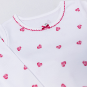 Pink Heart Trim Pyjamas