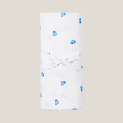 XL Bamboo Muslin - Blue Heart