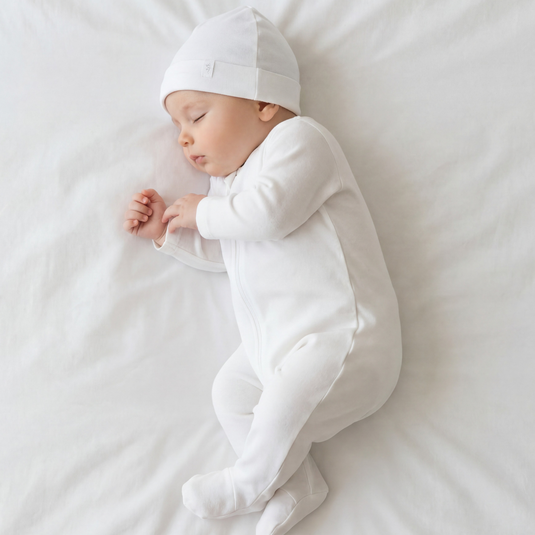 Sleepsuit - Plain White