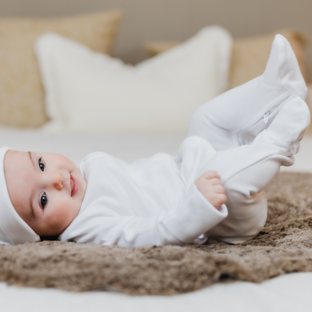 Sleepsuit - Plain White