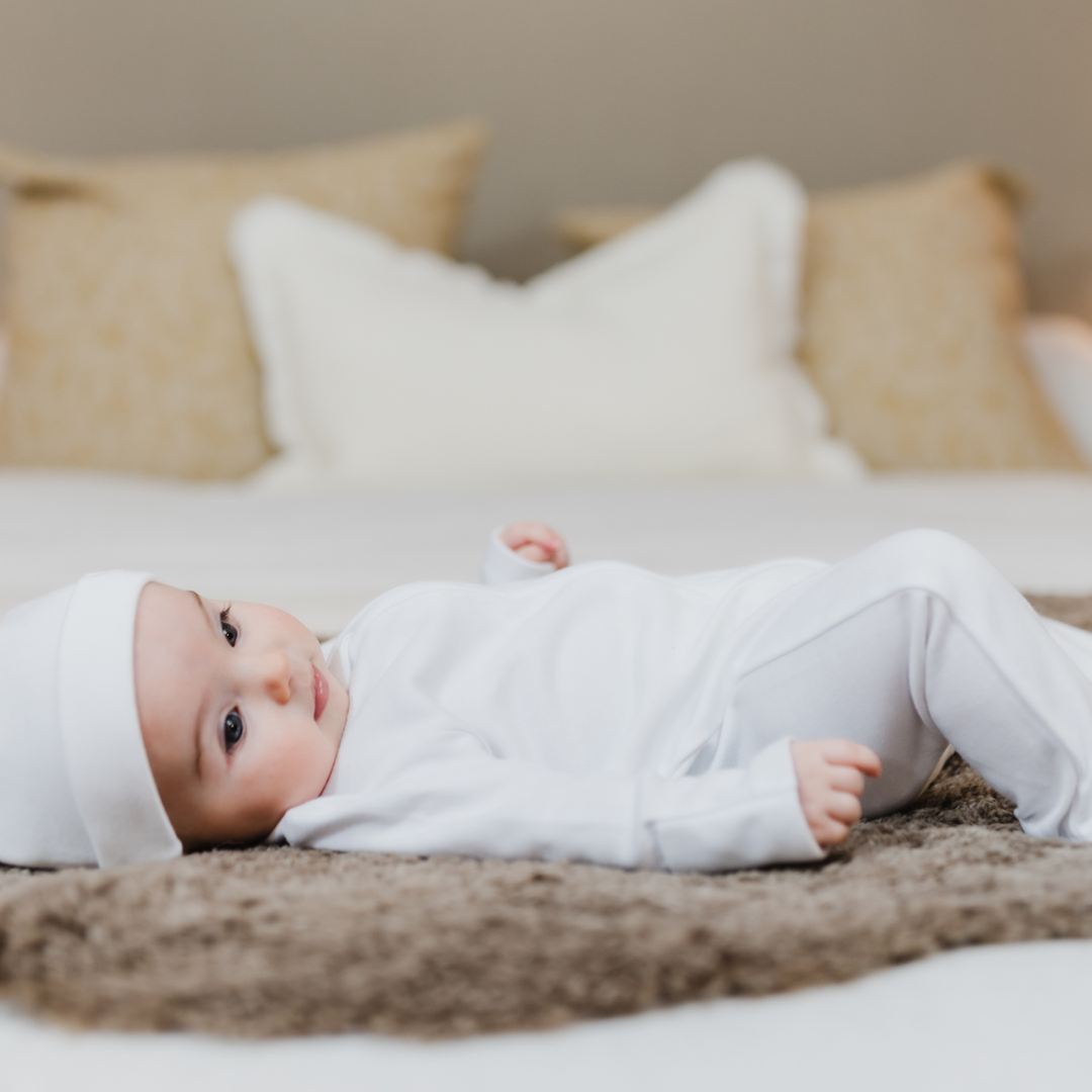 Sleepsuit - Plain White