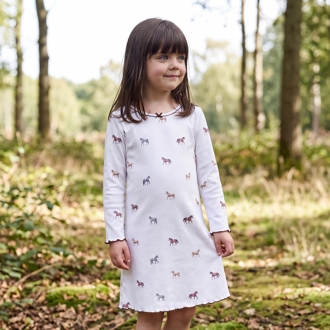 Long Sleeve Nightdress - Pony PRE-ORDER
